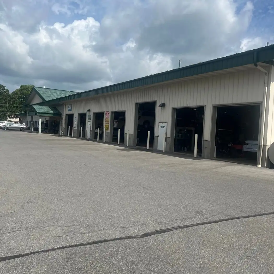 The service bay at Fogg's Automotive
